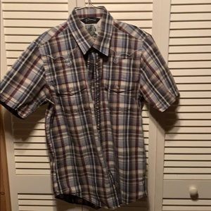 Short  sleeve button up shirt
